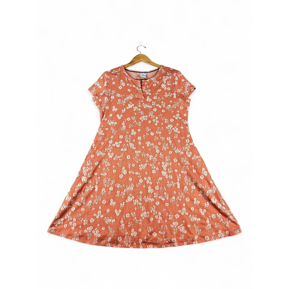 Violet Weekend Floral A-Line Midi Dress Size L